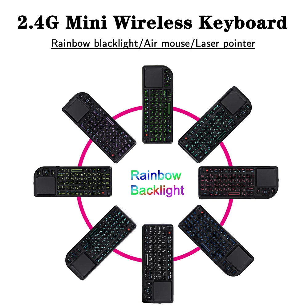 Wireless Keyboard 2.4G RF klawiatura 3 in1 Handheld With Touchpad Mouse For PC Notebook Smart TV Box for Spanish/Russian/English
Wireless Keyboard 2.4G RF klawiatura 3 in1 Handheld With Touchpad Mouse For PC Notebook Smart TV Box for Spanish/Russian/English