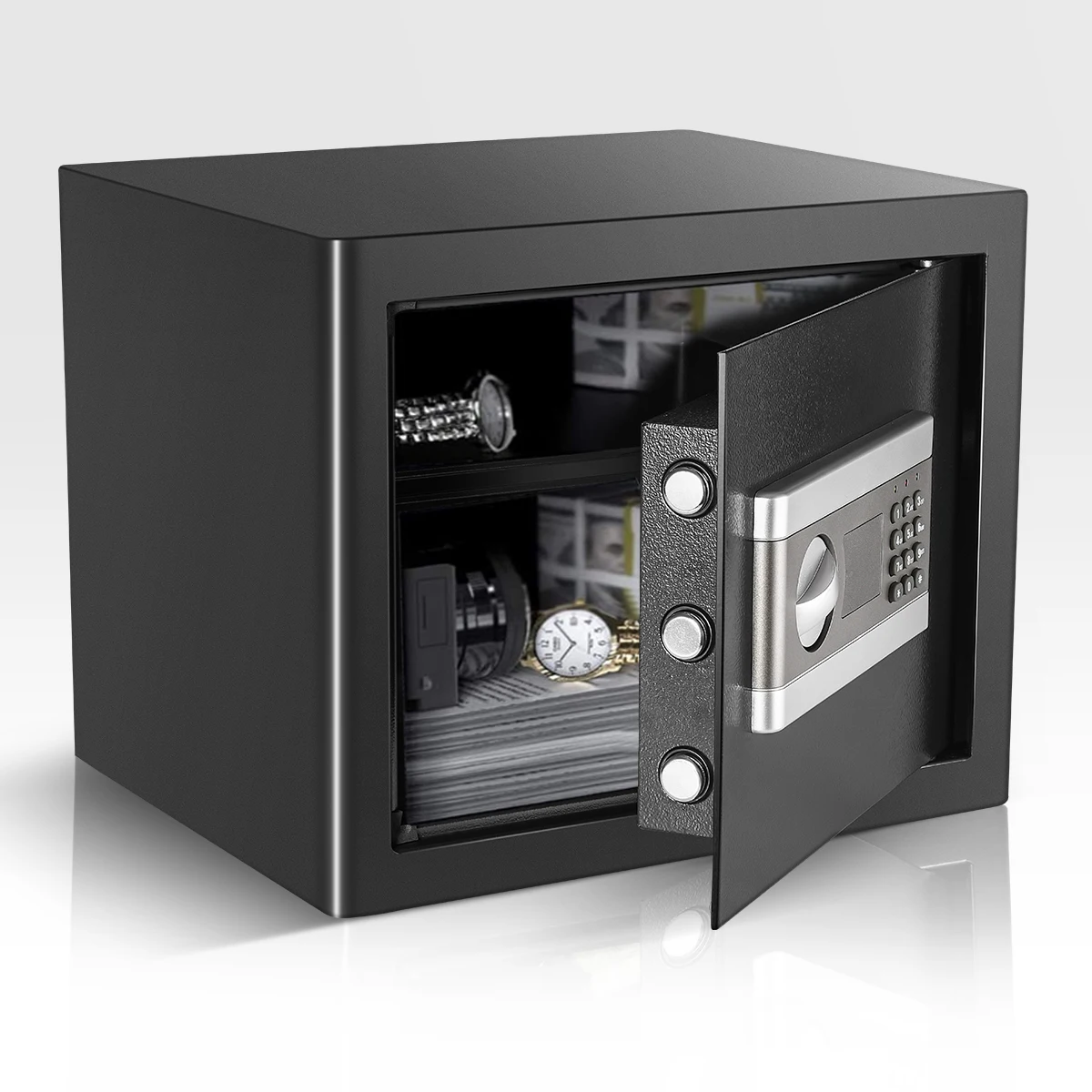 SLYPNOS Electronic Digital Security Safe Box Lock Box (1.0 Cubic Feet) Home Storage Organization Storage Boxes Bins
SLYPNOS Electronic Digital Security Safe Box Lock Box (1.0 Cubic Feet) Home Storage Organization Storage Boxes Bins