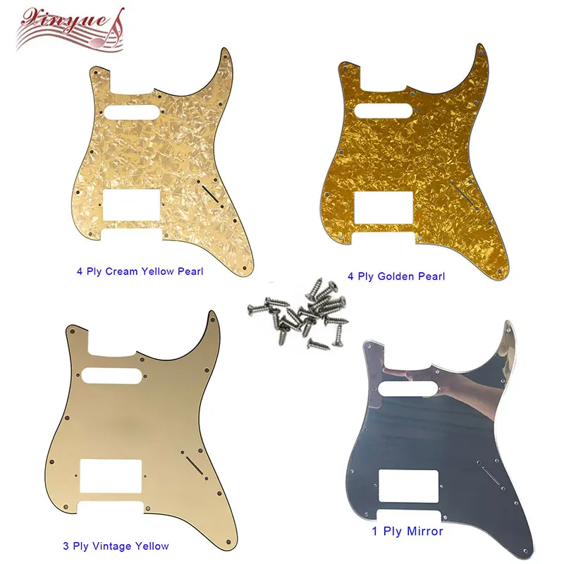 Xinyue Guitar Parts - For FD US 11 Screws Hole Standard Start HS PAF Humbucker Guitar Pickguard With No Knob Hole
Xinyue Guitar Parts - For FD US 11 Screws Hole Standard Start HS PAF Humbucker Guitar Pickguard With No Knob Hole