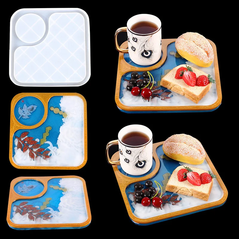 Breakfast Tray Mold Epoxy Resin Mold Cup Mat Mug Pad Silicone Mould DIY Crafts Serving Plate Board Home Decortaion Casting Tools
Breakfast Tray Mold Epoxy Resin Mold Cup Mat Mug Pad Silicone Mould DIY Crafts Serving Plate Board Home Decortaion Casting Tools