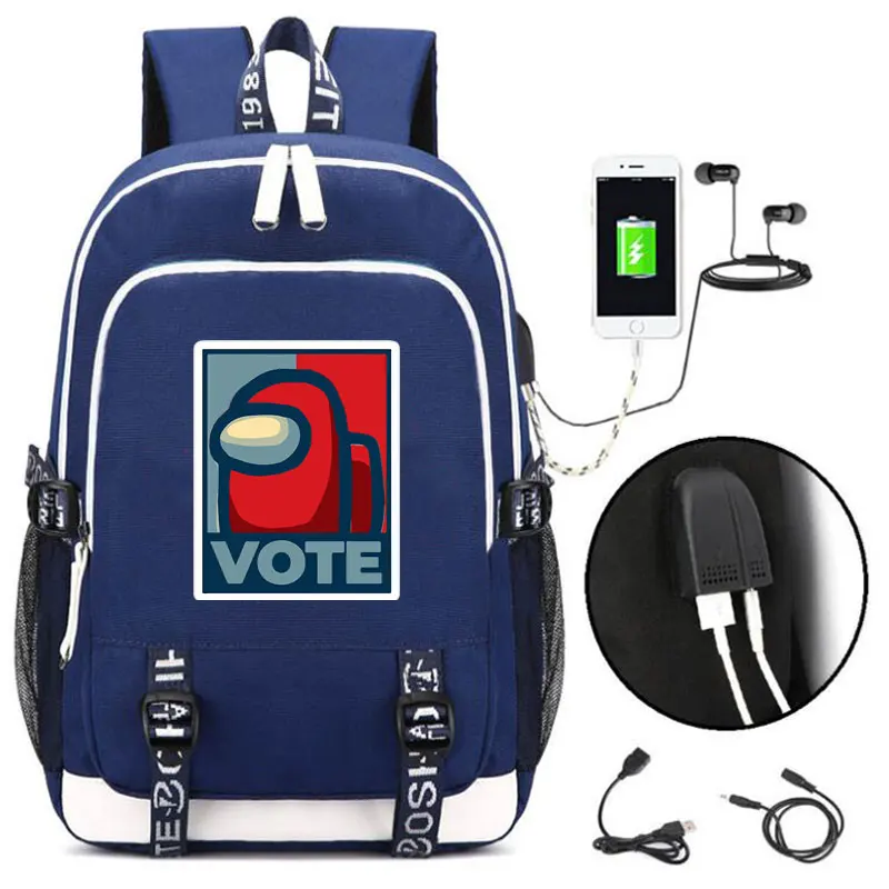 Among Us backpacks for school multifunction USB charging for Kids Boys Children teenagers Men School Bags travel Laptop mochilas
Among Us backpacks for school multifunction USB charging for Kids Boys Children teenagers Men School Bags travel Laptop mochilas