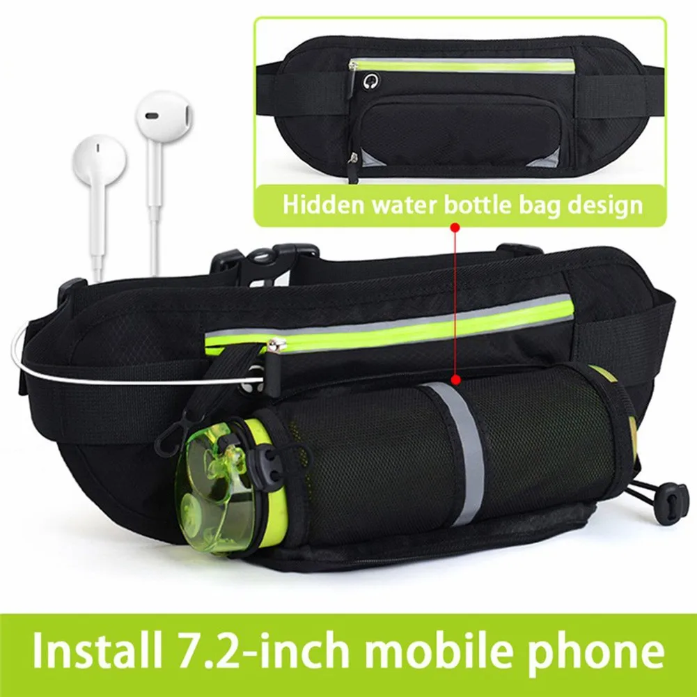 Running Belt Bag Waist Pack With Bottle Holder Waterproof Reflective Sports Belt Gym Phone Case Hold Cycling Run Hiking Travel
Running Belt Bag Waist Pack With Bottle Holder Waterproof Reflective Sports Belt Gym Phone Case Hold Cycling Run Hiking Travel