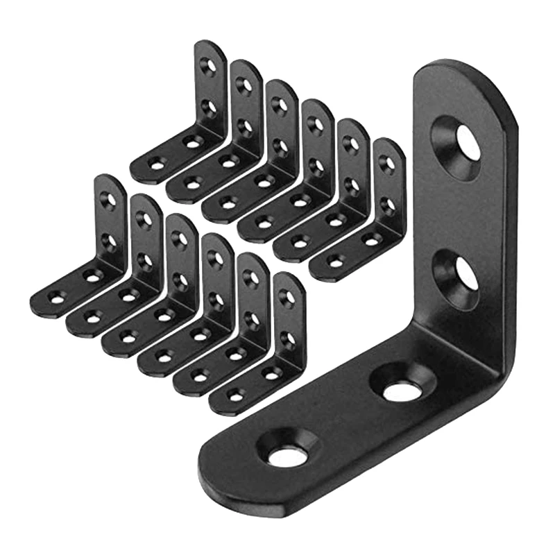 20 Pcs 50mm x 50mm Right Angle Stainless Steel Corner Brackets L Shaped Corner Fixing Braces for Shelves Wood Joint
20 Pcs 50mm x 50mm Right Angle Stainless Steel Corner Brackets L Shaped Corner Fixing Braces for Shelves Wood Joint