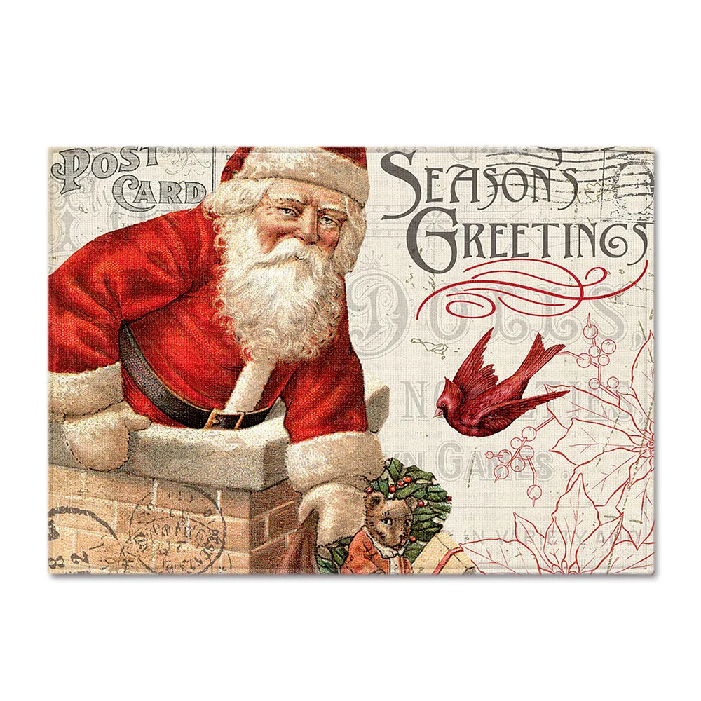 Modern Christmas Series Red Happy Holidays Gift Floor Mat Door Mat Anti-slip Mat Carpet Bedroom Living Room Home Decoration
Modern Christmas Series Red Happy Holidays Gift Floor Mat Door Mat Anti-slip Mat Carpet Bedroom Living Room Home Decoration