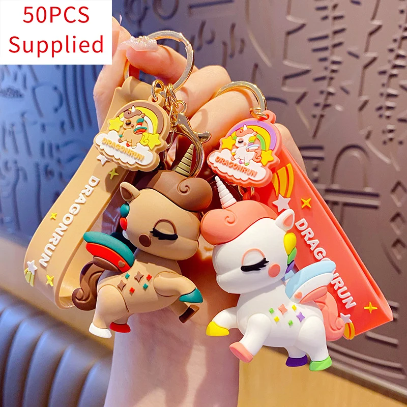 50pcs Cartoon Eight Colors Unicorn Keychain Keys Creative Rainbow Horse Car Charm Women Bag Pendant Keyfob Holder Kids Gifts
50pcs Cartoon Eight Colors Unicorn Keychain Keys Creative Rainbow Horse Car Charm Women Bag Pendant Keyfob Holder Kids Gifts