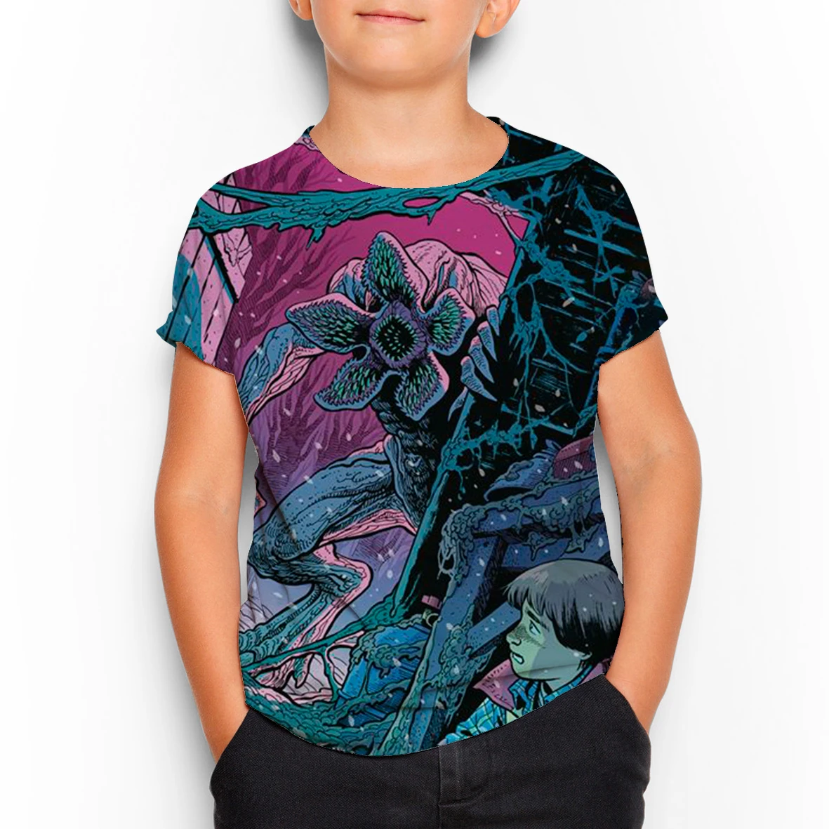 TV Show Strange Things 3D Printing Oversized T-shirt Streetwear Summer 2021 Children's Clothing Boys T-Shirt Kids Cartoon Tops
TV Show Strange Things 3D Printing Oversized T-shirt Streetwear Summer 2021 Children's Clothing Boys T-Shirt Kids Cartoon Tops