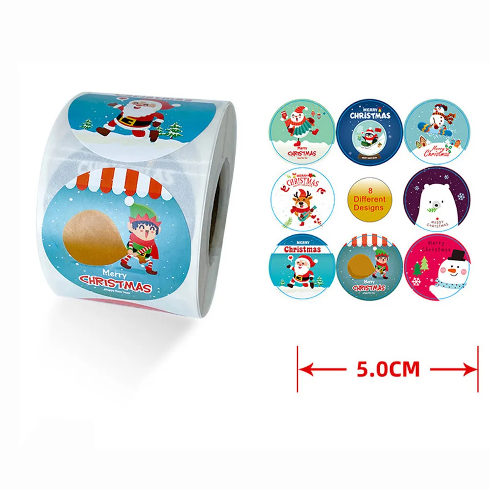 500pcs/roll Merry Christmas Handmade Sticker Card Box Package Santa Snowmen Label Sealing Stickers Party Decor Supplies
500pcs/roll Merry Christmas Handmade Sticker Card Box Package Santa Snowmen Label Sealing Stickers Party Decor Supplies