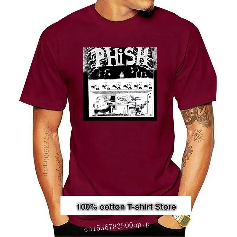 Camiseta negra с логотипом группы музыки Phish Rock для мужчин, camiseta de Hip-Hop de tamaolo S-2Xl, nueva 
Camiseta negra с логотипом группы музыки Phish Rock для мужчин, camiseta de Hip-Hop de tamaolo S-2Xl, nueva
