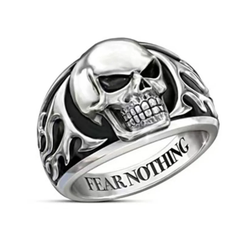 Creative Retro European and American Hip-hop Style Skull Male Ring Men's Punk Style Party Gothic Skull Ring Jewelry Gift
Creative Retro European and American Hip-hop Style Skull Male Ring Men's Punk Style Party Gothic Skull Ring Jewelry Gift