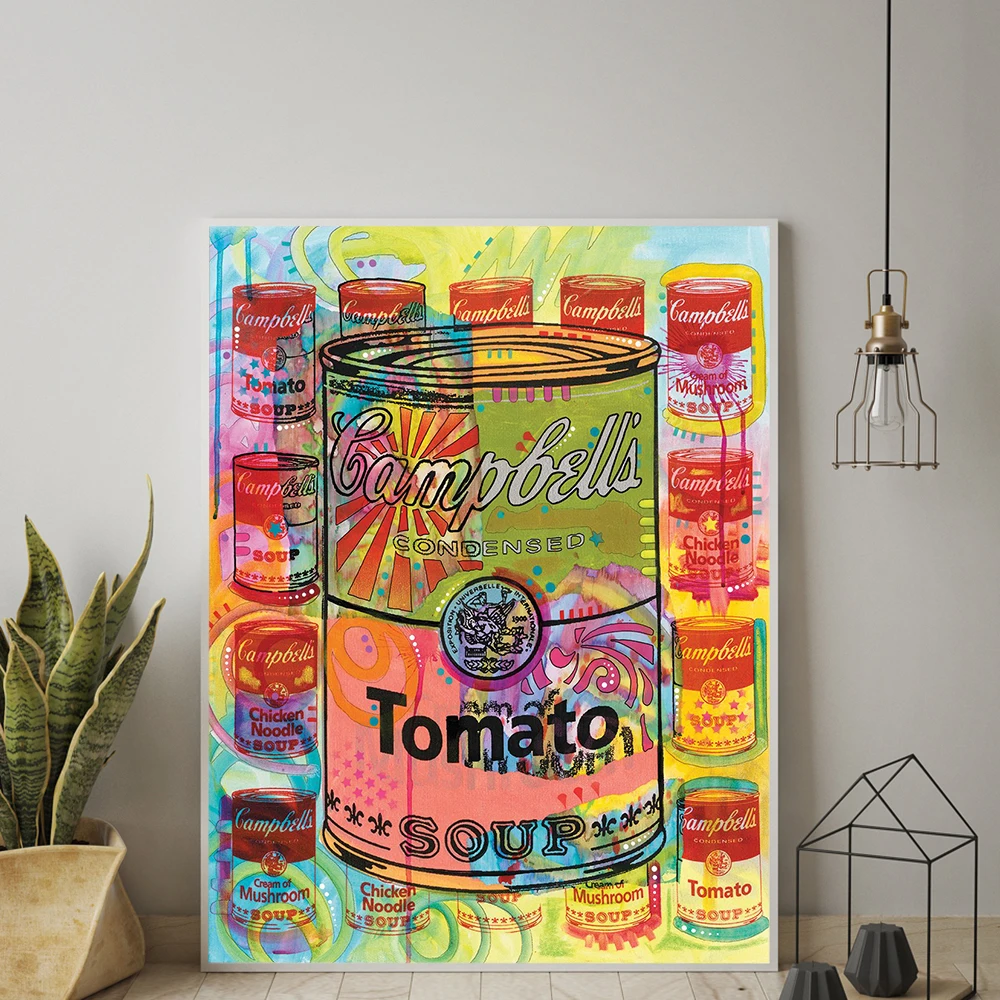 Pop Art Print Wall Painting Tomato Mushrooms Soup Abstract Color Art Decorative Picture Wall Art Prints For Living Room Unframed
Pop Art Print Wall Painting Tomato Mushrooms Soup Abstract Color Art Decorative Picture Wall Art Prints For Living Room Unframed