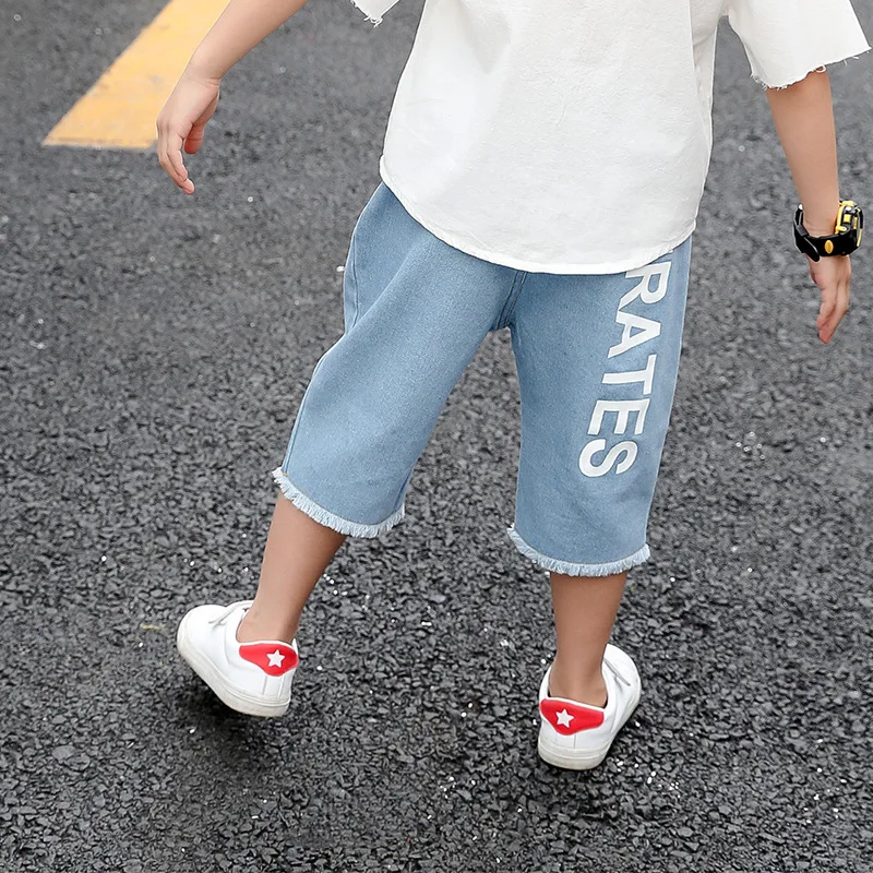 Big Children Summer Pant Knee Length Jeans for Teenage Boy Boys Short Jeans Teen Clothing Boys Joggers Leggings Denim Pants Jean
Big Children Summer Pant Knee Length Jeans for Teenage Boy Boys Short Jeans Teen Clothing Boys Joggers Leggings Denim Pants Jean