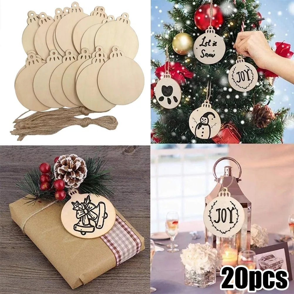 20 Wooden Blank Craft Christmas Bauble Xmas Hanging Decorations Gift With String Christmas Tree Decorations Car Ornaments
20 Wooden Blank Craft Christmas Bauble Xmas Hanging Decorations Gift With String Christmas Tree Decorations Car Ornaments