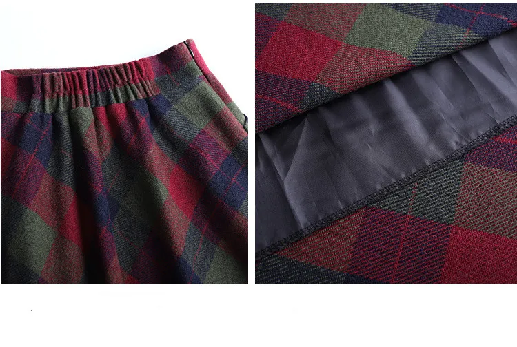 Korean Brand Skirt Womens Long Maxi Skirts Autumn Winter Plus Size Elegant Fashion Plaid Tall Waist Clothing Thickening Saia
Korean Brand Skirt Womens Long Maxi Skirts Autumn Winter Plus Size Elegant Fashion Plaid Tall Waist Clothing Thickening Saia