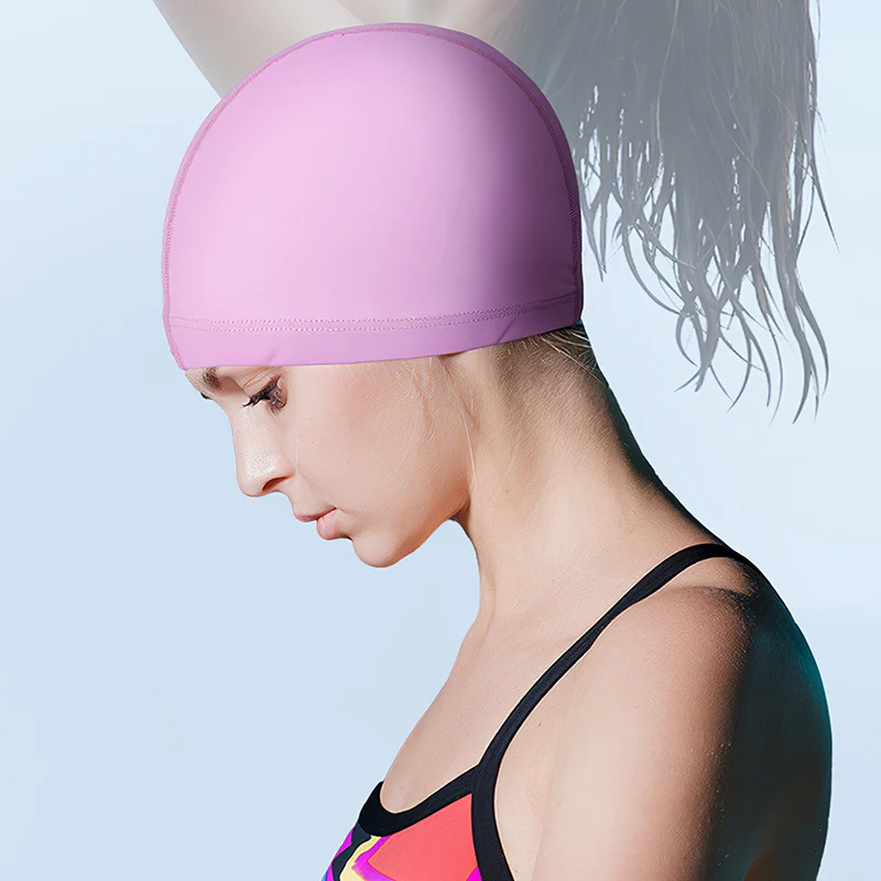 Swimming Accessories Adults Men/Women High Elastic Waterproof PU Fabric Protect Ears Long Hair Sports Swim Pool Hat Swimming Cap
Swimming Accessories Adults Men/Women High Elastic Waterproof PU Fabric Protect Ears Long Hair Sports Swim Pool Hat Swimming Cap