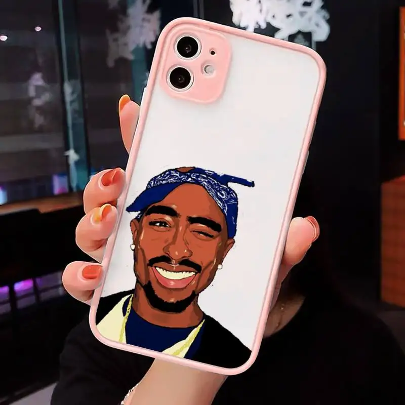 2pac famous Rapper pattern Phone Case matte transparent For iphone 7 8 11 12 plus mini x xs xr pro max cover luxury coque
2pac famous Rapper pattern Phone Case matte transparent For iphone 7 8 11 12 plus mini x xs xr pro max cover luxury coque