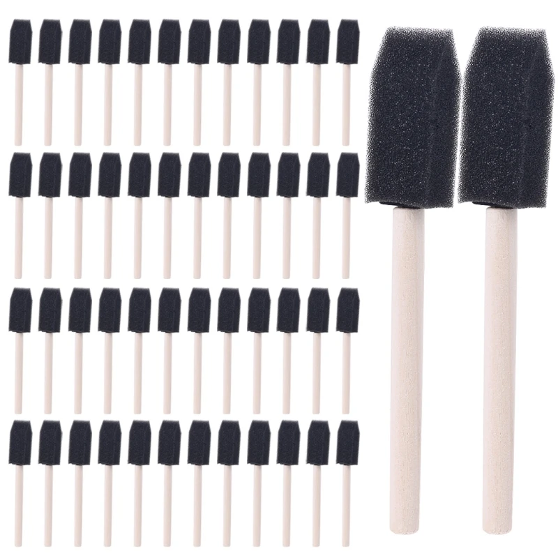 50pcs Foam Paint Brushes Sponge Brush for Kids Children Drawing Painting Staining Graffiti Tools School Supplies
50pcs Foam Paint Brushes Sponge Brush for Kids Children Drawing Painting Staining Graffiti Tools School Supplies