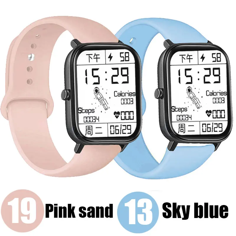 20mm/22mm Silicone Band For Amazfit Gts Strap 2/2e/Gts2 Mini/Gtr 42mm/47mm/Gtr2/2e/Stratos 2/3 Sport Bracelet For Amazfit Bip
20mm/22mm Silicone Band For Amazfit Gts Strap 2/2e/Gts2 Mini/Gtr 42mm/47mm/Gtr2/2e/Stratos 2/3 Sport Bracelet For Amazfit Bip