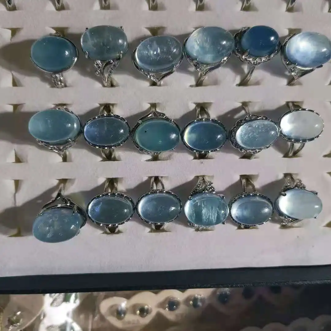 1pcs/lot Large Particle Aquamarine Ring natural transparent very beautiful No impurities high quality Azure s925 Silver inlay
1pcs/lot Large Particle Aquamarine Ring natural transparent very beautiful No impurities high quality Azure s925 Silver inlay