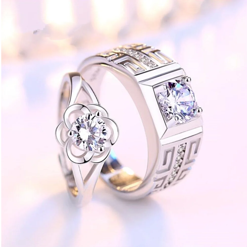 new 925 sterling silver new jewelry high quality fashion couple ring flower type cubic zirconia size adjustable woman man ring
new 925 sterling silver new jewelry high quality fashion couple ring flower type cubic zirconia size adjustable woman man ring