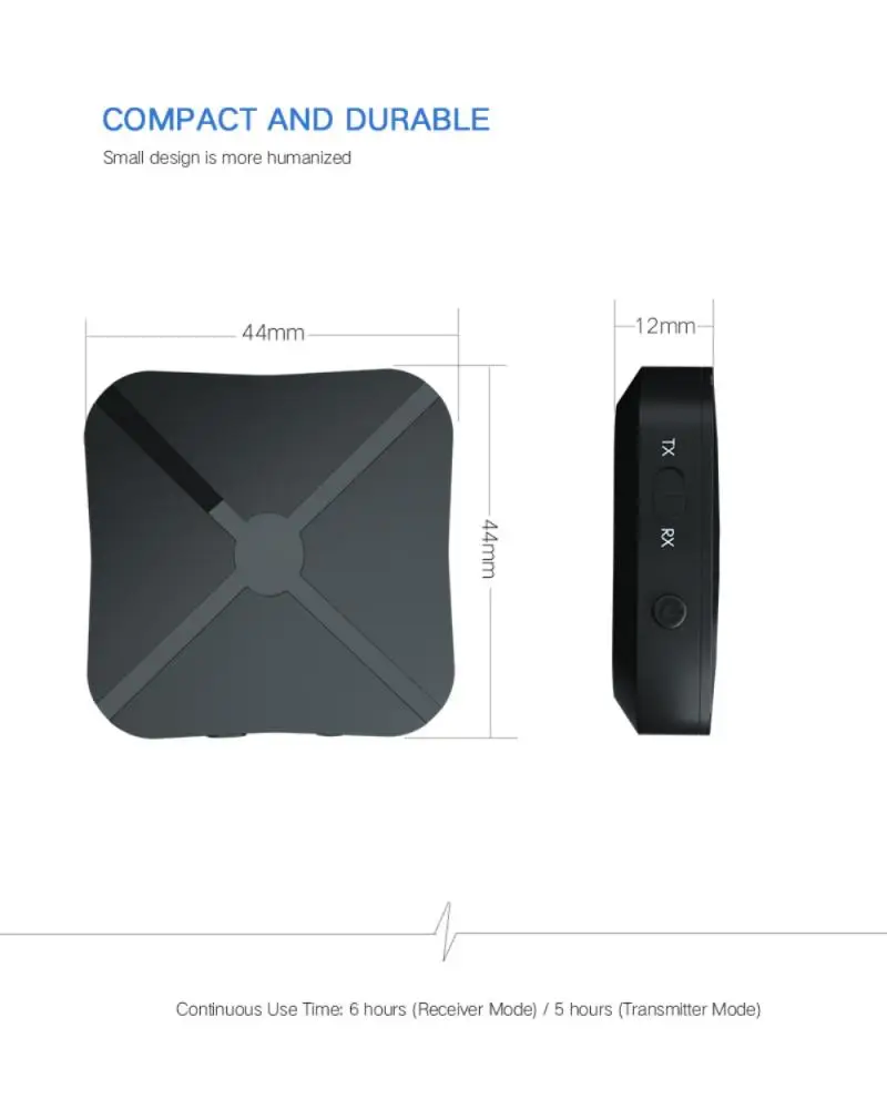2 IN 1 KN319 Bluetooth 5.0 Audio Transmitter/Receiver Adapter Bluetooth Adapter TV Car Speaker Phone Computer Audio
2 IN 1 KN319 Bluetooth 5.0 Audio Transmitter/Receiver Adapter Bluetooth Adapter TV Car Speaker Phone Computer Audio