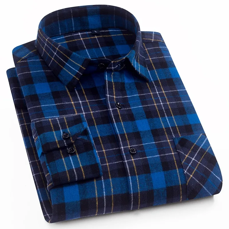 2021 Spring Autumn Plaid Shirt Men Cotton New Male Casual Long Sleeve Shirt High Quality Man Clothes
2021 Spring Autumn Plaid Shirt Men Cotton New Male Casual Long Sleeve Shirt High Quality Man Clothes