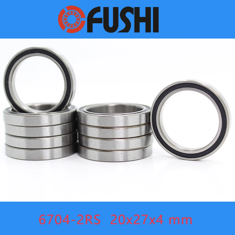 6704-2RS, 20*27*4 (мм), 10 шт. подшипников ABEC-3 61704 6704 63704, шарикоподшипники из хромистой стали с черным резиновым уплотнением
6704-2RS, 20*27*4 (мм), 10 шт. подшипников ABEC-3 61704 6704 63704, шарикоподшипники из хромистой стали с черным резиновым уплотнением