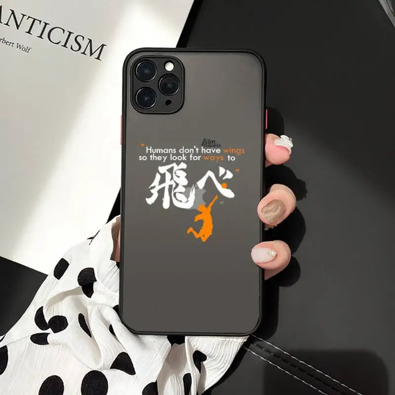 Haikyuu volleyball boy Hinata attacks Anime Phone Cases matte transparent For iphone 7 8 11 12 plus mini x xs xr pro max cover
Haikyuu volleyball boy Hinata attacks Anime Phone Cases matte transparent For iphone 7 8 11 12 plus mini x xs xr pro max cover