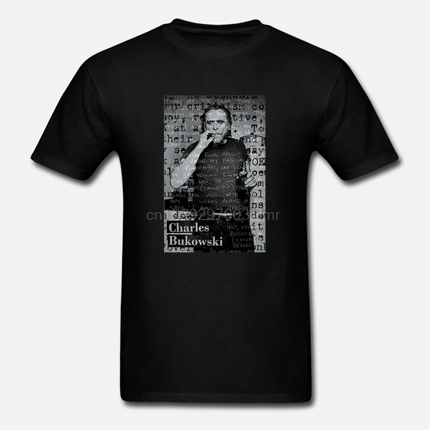 Henry Charles футболка bukowski дизайн грязный реалистичность унисекс для женщин