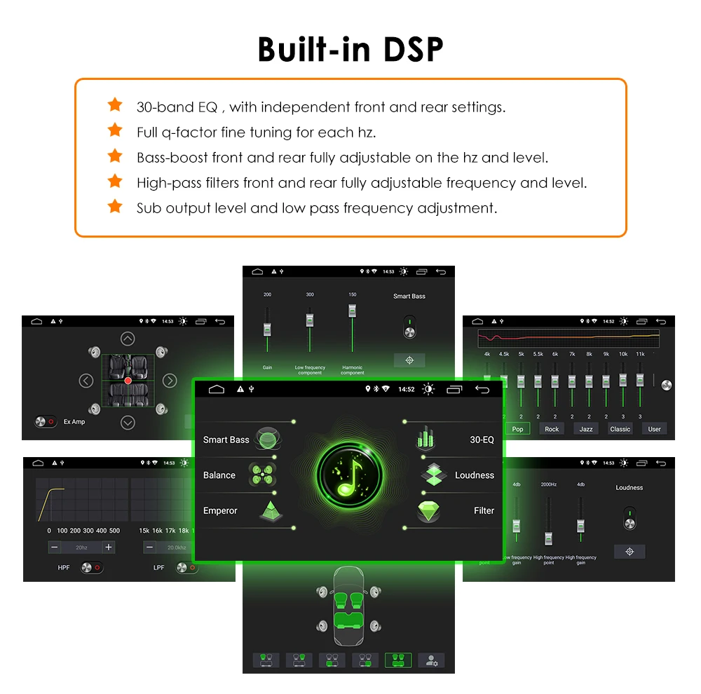 2Din Universal 2G 32G Car Multimedia Player GPS Stereo Auto Radio Navigation Android10 IPS Quad Core Audio Bluetooth Wifi DSP BT 
2Din Universal 2G 32G Car Multimedia Player GPS Stereo Auto Radio Navigation Android10 IPS Quad Core Audio Bluetooth Wifi DSP BT
