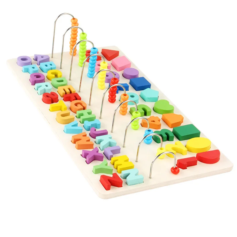 Early childhood education on the intelligence development of 4-in-1 toy letter building blocks for boys and girls wooden toys 
Early childhood education on the intelligence development of 4-in-1 toy letter building blocks for boys and girls wooden toys
