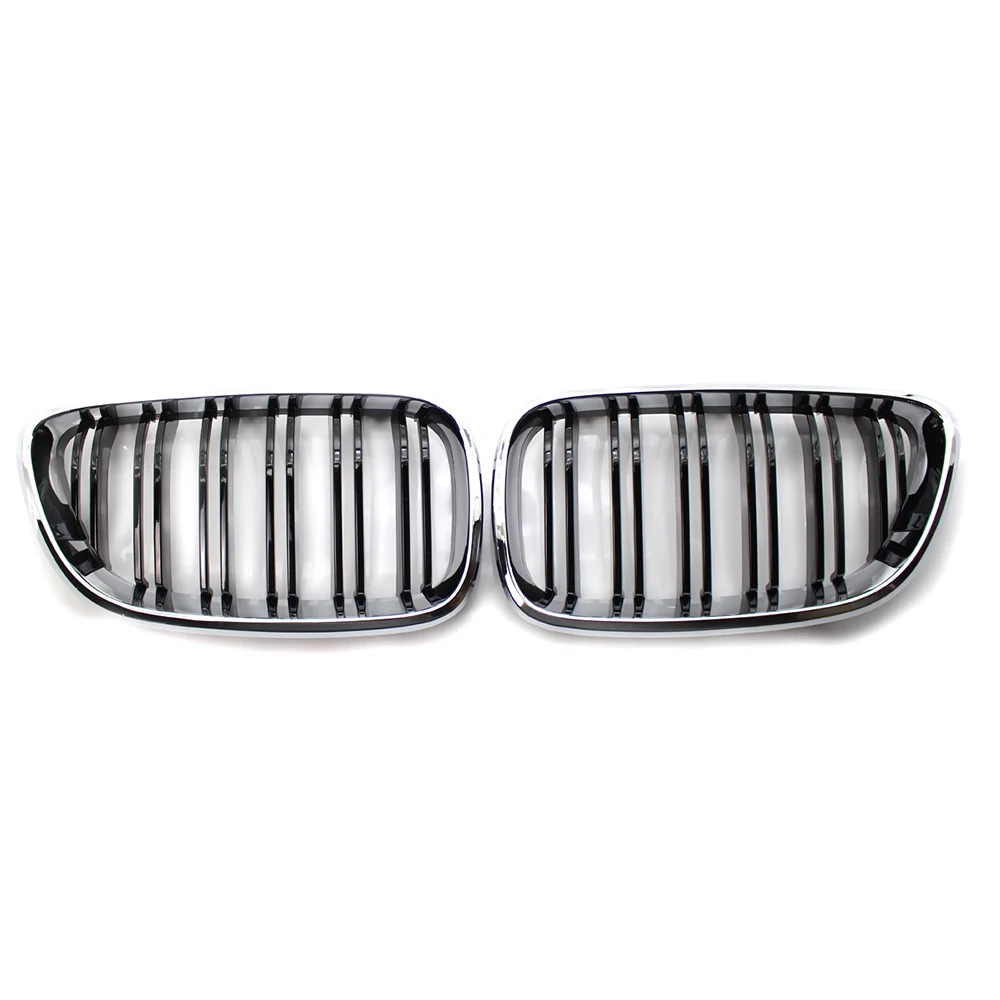 Chrome Frame & Gloss Black Double Slat Front Grille For BMW 2 Series F23 F22 M2 2014-18
Chrome Frame & Gloss Black Double Slat Front Grille For BMW 2 Series F23 F22 M2 2014-18