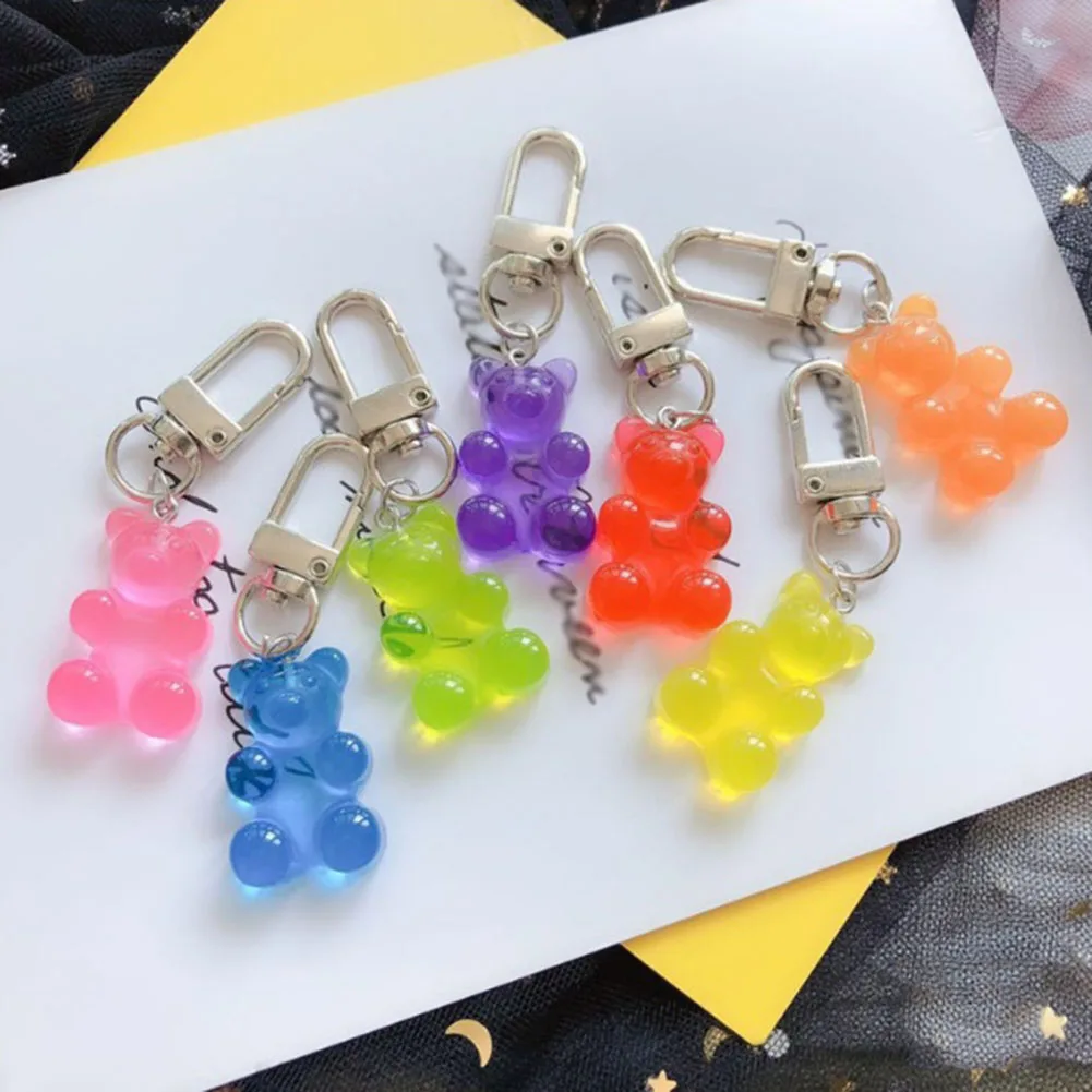 1PC Cute Bear Keychain Flatback Resin Pendant Solid Color Charms Key Ring for Woman Jewelry Creativity Bag Pendant Fashion
1PC Cute Bear Keychain Flatback Resin Pendant Solid Color Charms Key Ring for Woman Jewelry Creativity Bag Pendant Fashion