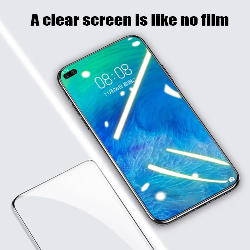 9D полное покрытие экрана протектор стекло для Huawei Y5 Y6 Y7 Prime Pro Y9 задняя камера