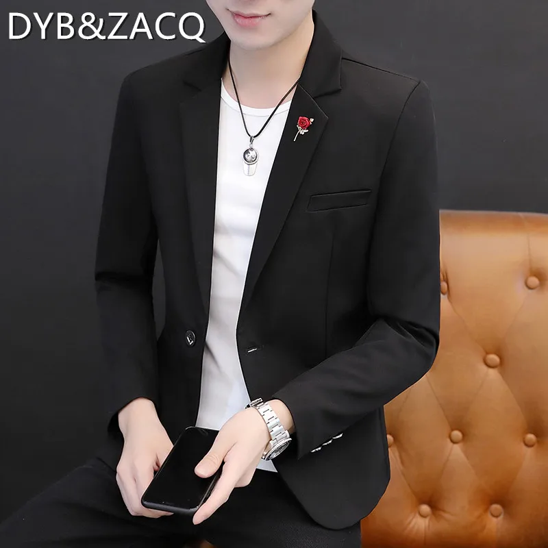 Мужской однотонный костюм, Корейская версия приталенной куртки, весна-осень 2021, повседневный черный цельный топ, мужской маленький костюм H
Мужской однотонный костюм, Корейская версия приталенной куртки, весна-осень 2021, повседневный черный цельный топ, мужской маленький костюм H