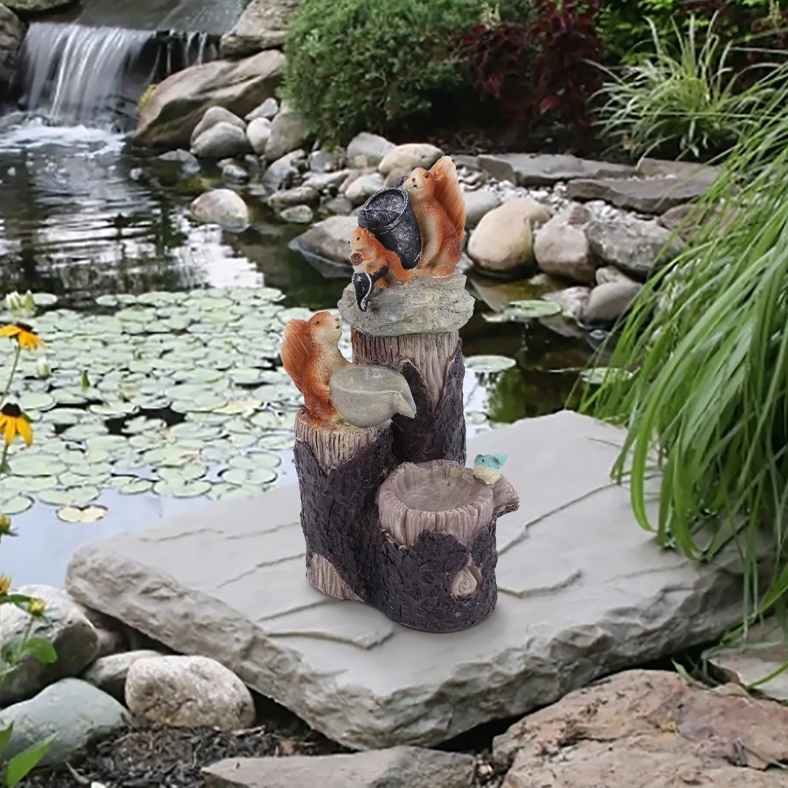 Animal garden decoration squirrel statue ornaments Garden Statue Squirrel Creative Animals Tree Stump Resin Courtyard Decoration
Animal garden decoration squirrel statue ornaments Garden Statue Squirrel Creative Animals Tree Stump Resin Courtyard Decoration