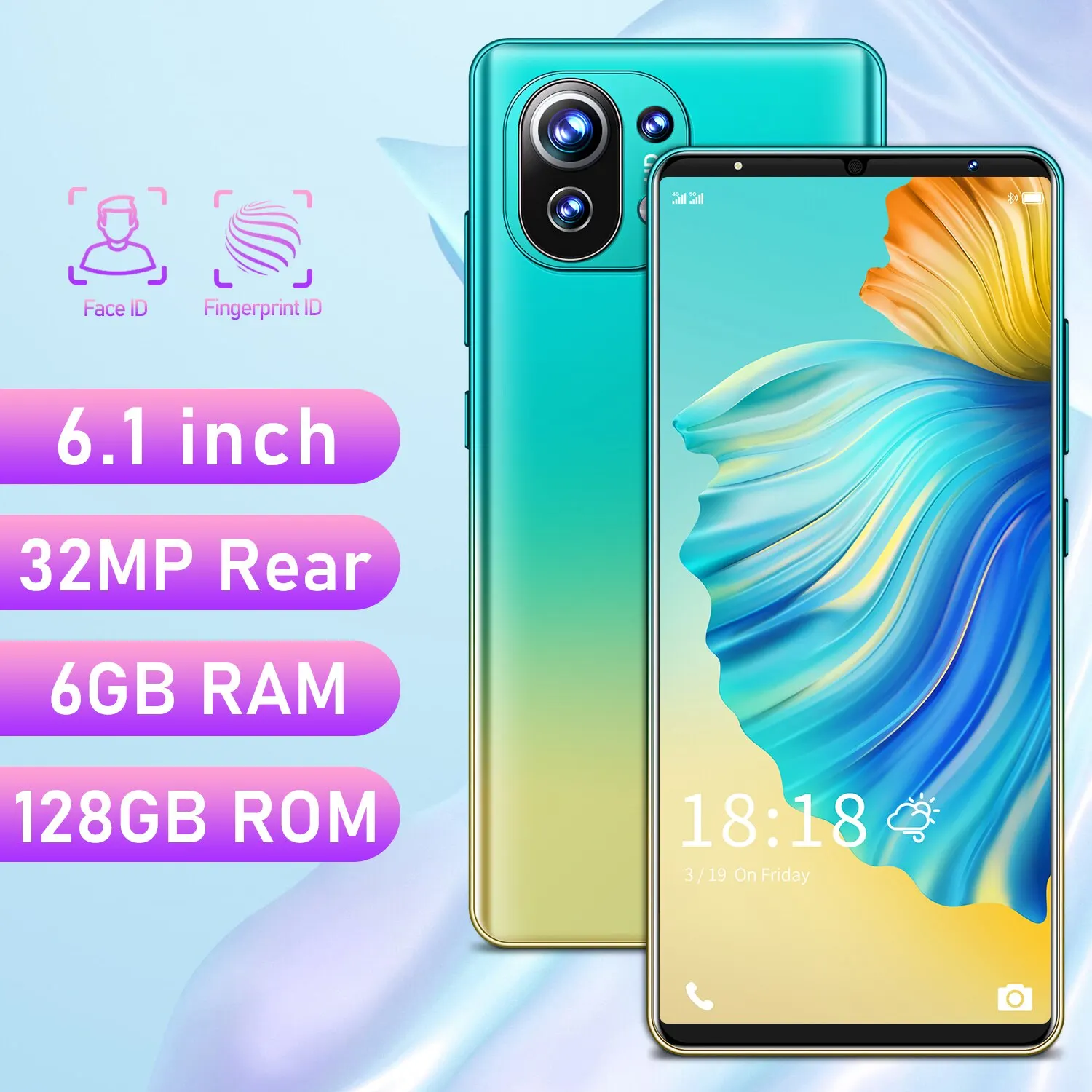 M11 Cell Phone 6gb+128gb 5200mah Sim Dual + Micro Sd Global Version Mobile Phone Mtk6889 6.1 Inch Face Fingerprint Id Smartphone
M11 Cell Phone 6gb+128gb 5200mah Sim Dual + Micro Sd Global Version Mobile Phone Mtk6889 6.1 Inch Face Fingerprint Id Smartphone