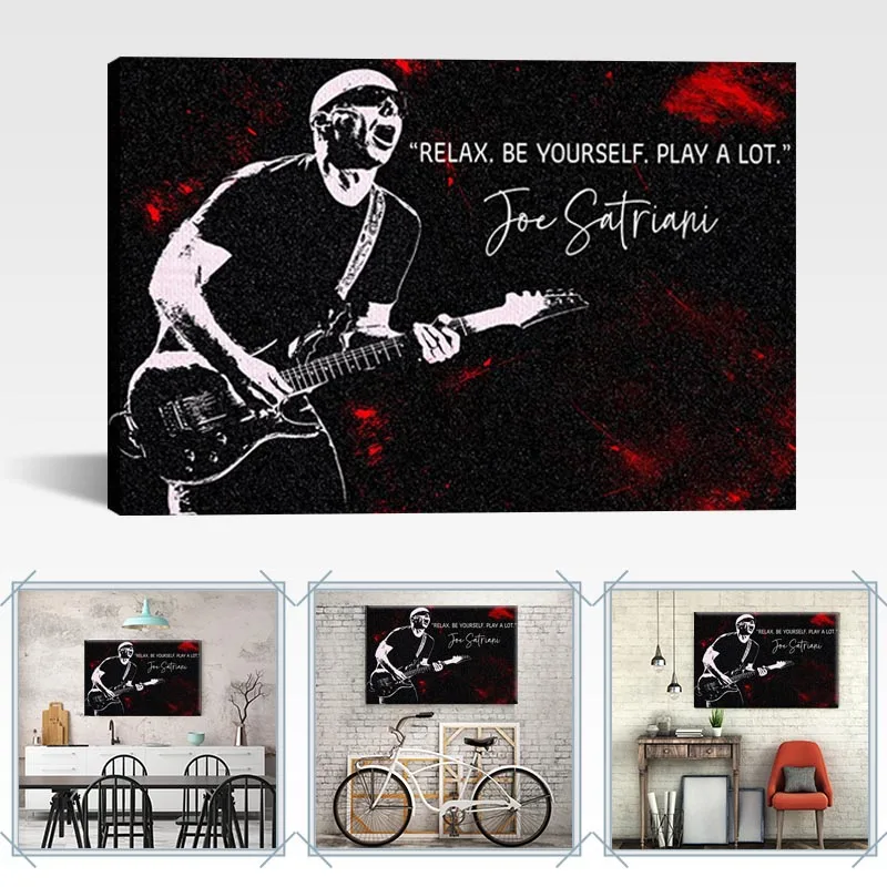 Canvas Print Joe Satriani Poster Decorative Picture Modern Wall Art Paintings Home Decor No Frame
Canvas Print Joe Satriani Poster Decorative Picture Modern Wall Art Paintings Home Decor No Frame