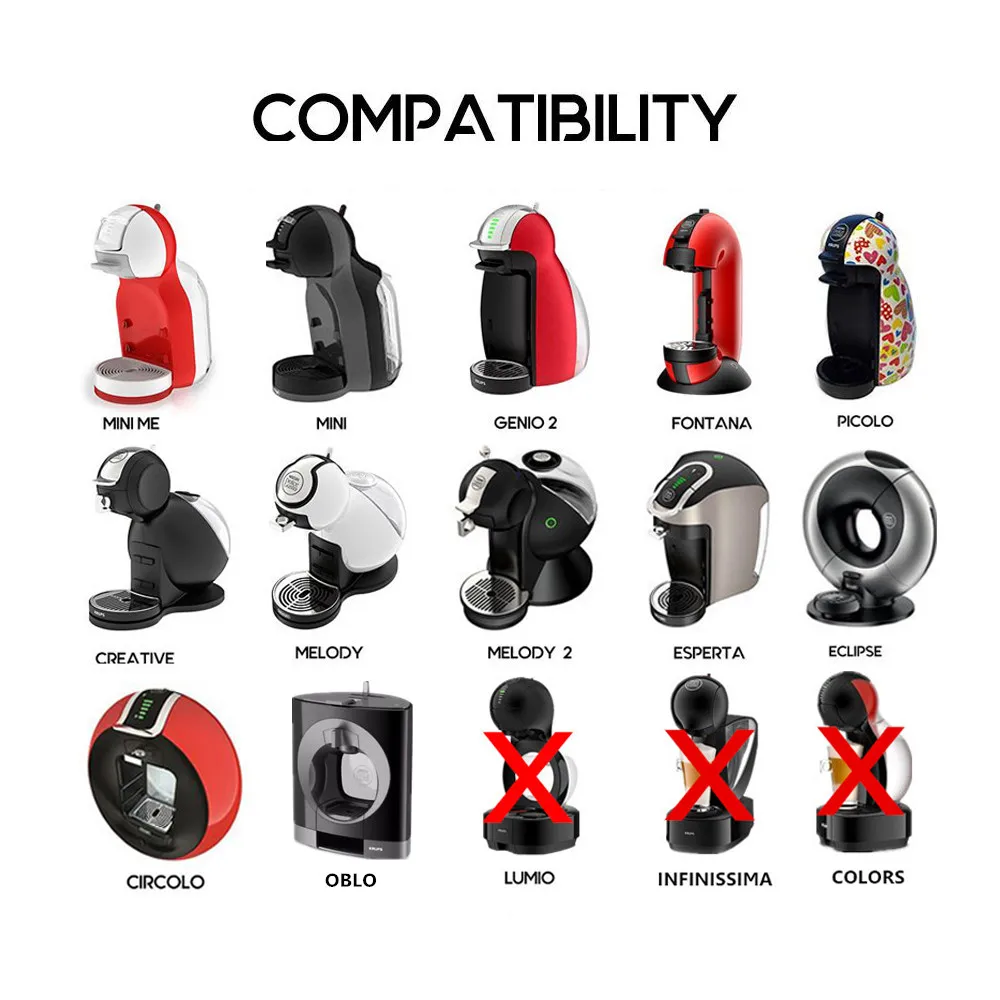 3pcs/pack use 150times Dolce Gusto Coffee Capsule Plastic Capsule Refillable Reusable Compatible with Nescafe Dolce Gusto refill
3pcs/pack use 150times Dolce Gusto Coffee Capsule Plastic Capsule Refillable Reusable Compatible with Nescafe Dolce Gusto refill