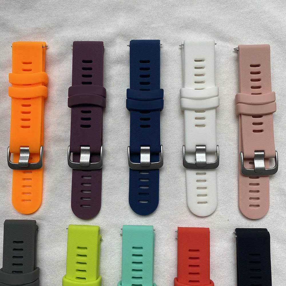 Bands for Samsung Galaxy Watch Active/Active 2 44mm 40mm/Galaxy Watch 3 41mm/Galaxy Watch 42mm Straps 20mm Silicone Sport Strap 
Bands for Samsung Galaxy Watch Active/Active 2 44mm 40mm/Galaxy Watch 3 41mm/Galaxy Watch 42mm Straps 20mm Silicone Sport Strap