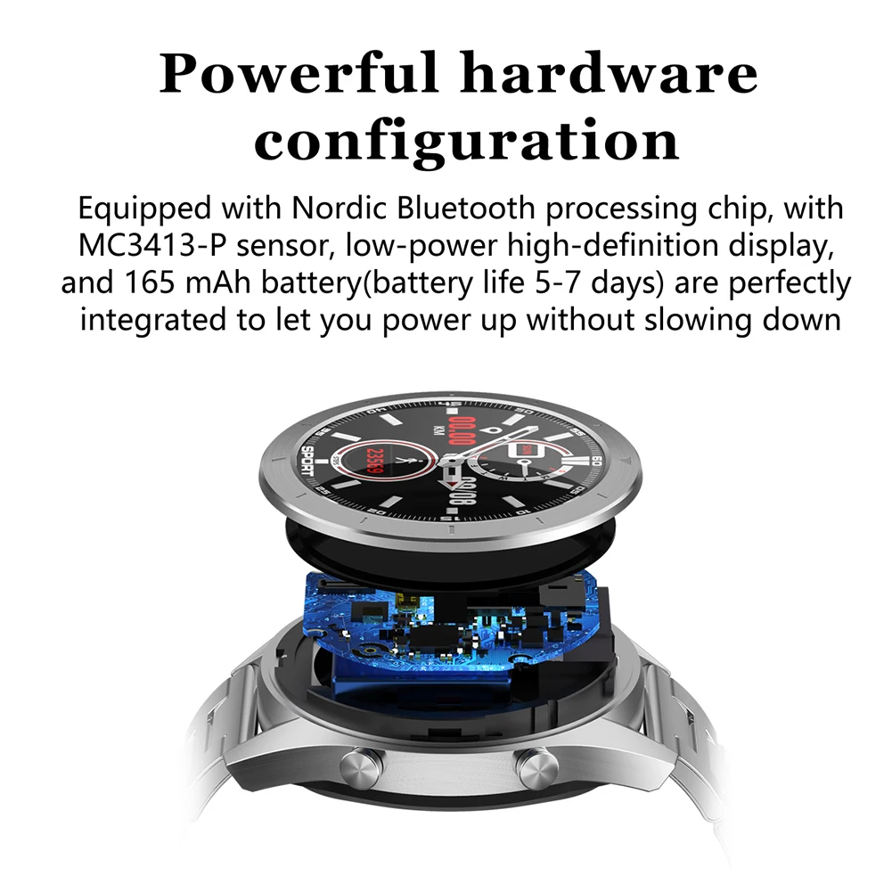 Smart Watch 1.2" Waterproof Fitness Tracker Heart Rate Monitor Smart Wristwatch Compatible with Android iOS
Smart Watch 1.2" Waterproof Fitness Tracker Heart Rate Monitor Smart Wristwatch Compatible with Android iOS