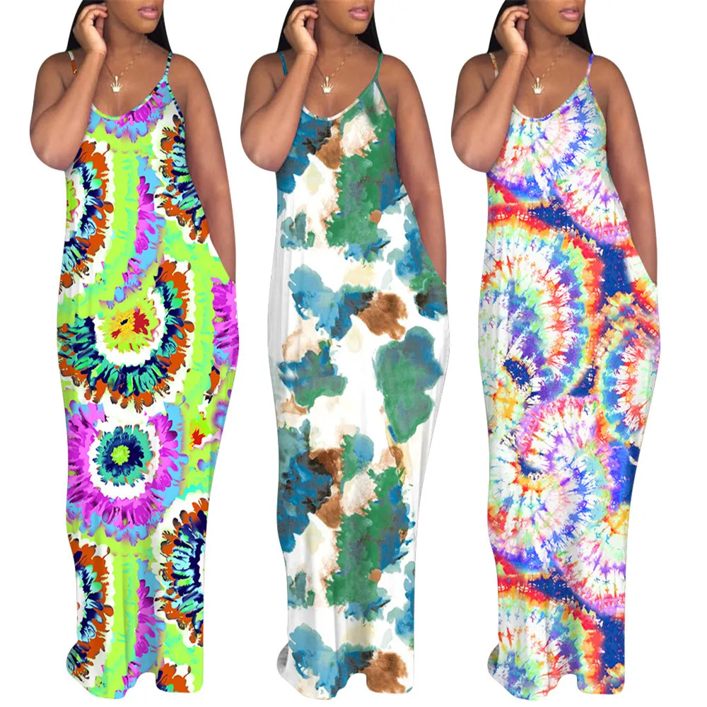 Summer Sleeveless Dress Women 2020 Fashion Floral Printed Sexy Causal Maxi Long Vestidos Plus Size for Beach Vacation 2XL
Summer Sleeveless Dress Women 2020 Fashion Floral Printed Sexy Causal Maxi Long Vestidos Plus Size for Beach Vacation 2XL