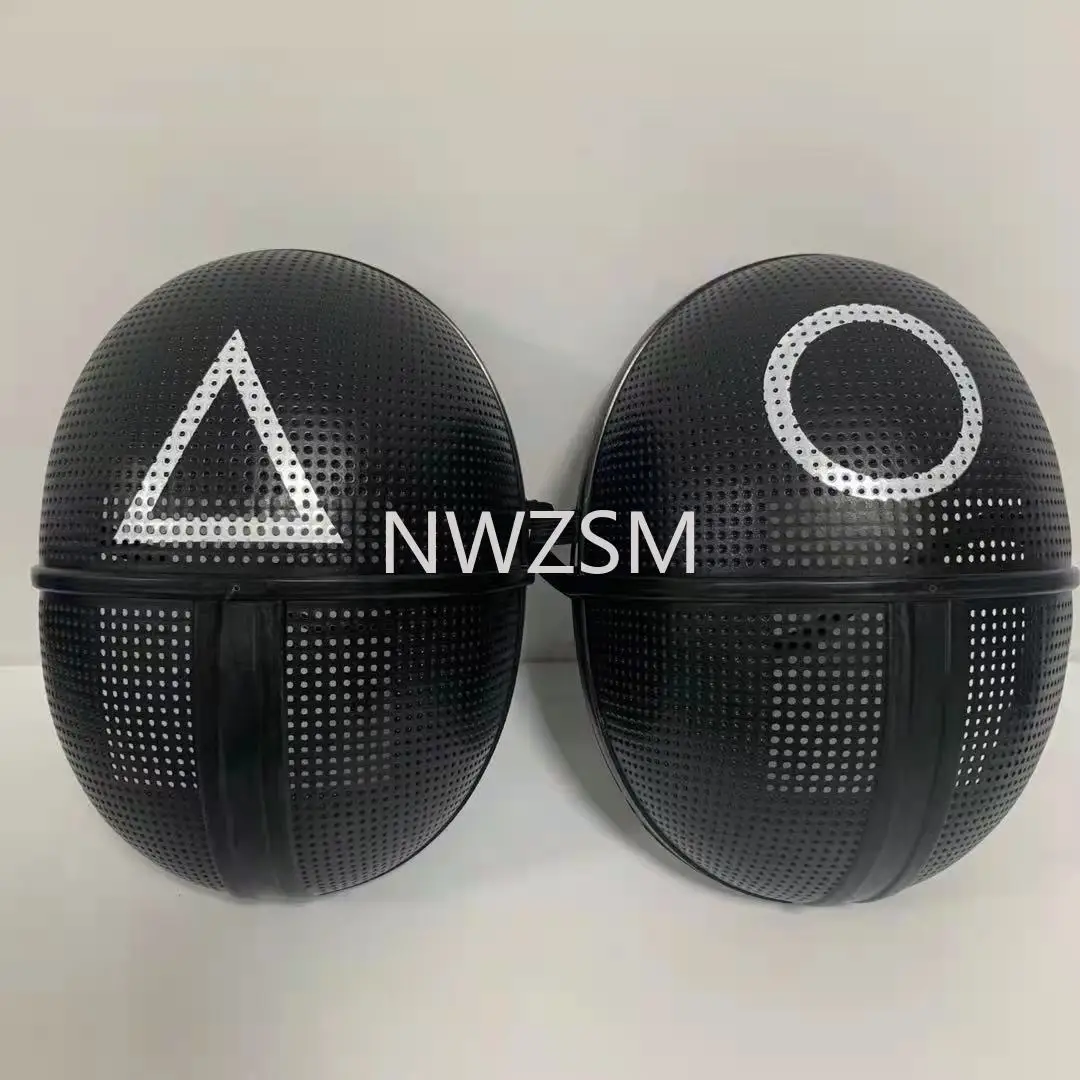 Маска из игры «кальмар» для косплея
Маска из игры «кальмар» для косплея