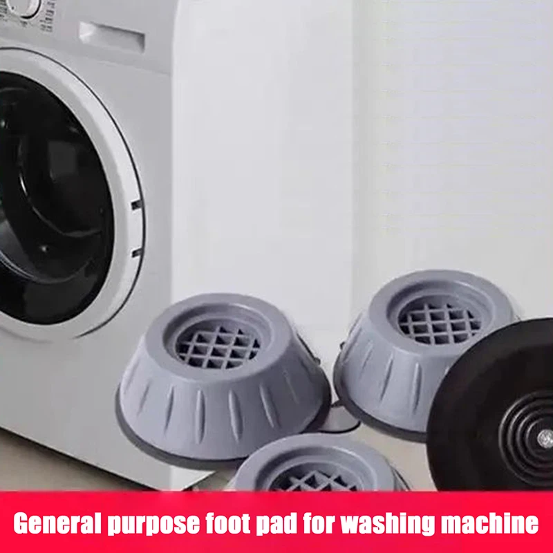 4 шт., универсальные Нескользящие подставки для стиральной машины 
4 шт., универсальные Нескользящие подставки для стиральной машины