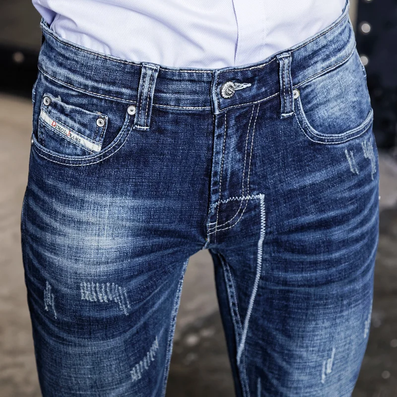 Fashion Streetwear Men Jeans Elastic Slim Fit Casual Denim Ripped Pants High Quality Vintage Designer Hip Hop Cotton Trousers
Fashion Streetwear Men Jeans Elastic Slim Fit Casual Denim Ripped Pants High Quality Vintage Designer Hip Hop Cotton Trousers