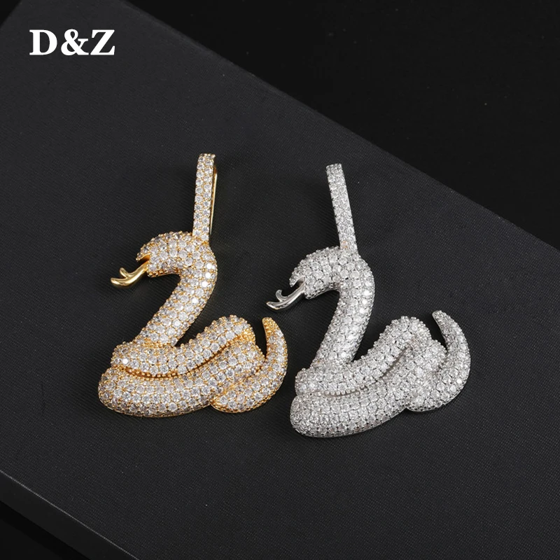D & Z кулон и ожерелье в форме змеи высокого качества AAA кубические циркониевые камни Модные мужские кулоны ожерелье хип-хоп ювелирные издели...
D & Z кулон и ожерелье в форме змеи высокого качества AAA кубические циркониевые камни Модные мужские кулоны ожерелье хип-хоп ювелирные издели...