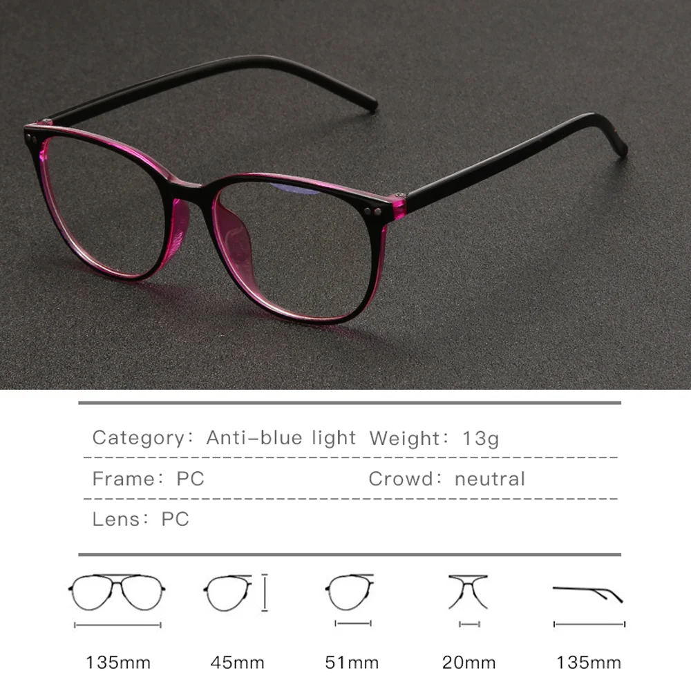 LongKeeper Trends Anti Blue Light Glasses Frame Unisex Computer Women Blue Light Blocking Gaming Men Eyeglasses Frame UV400
LongKeeper Trends Anti Blue Light Glasses Frame Unisex Computer Women Blue Light Blocking Gaming Men Eyeglasses Frame UV400