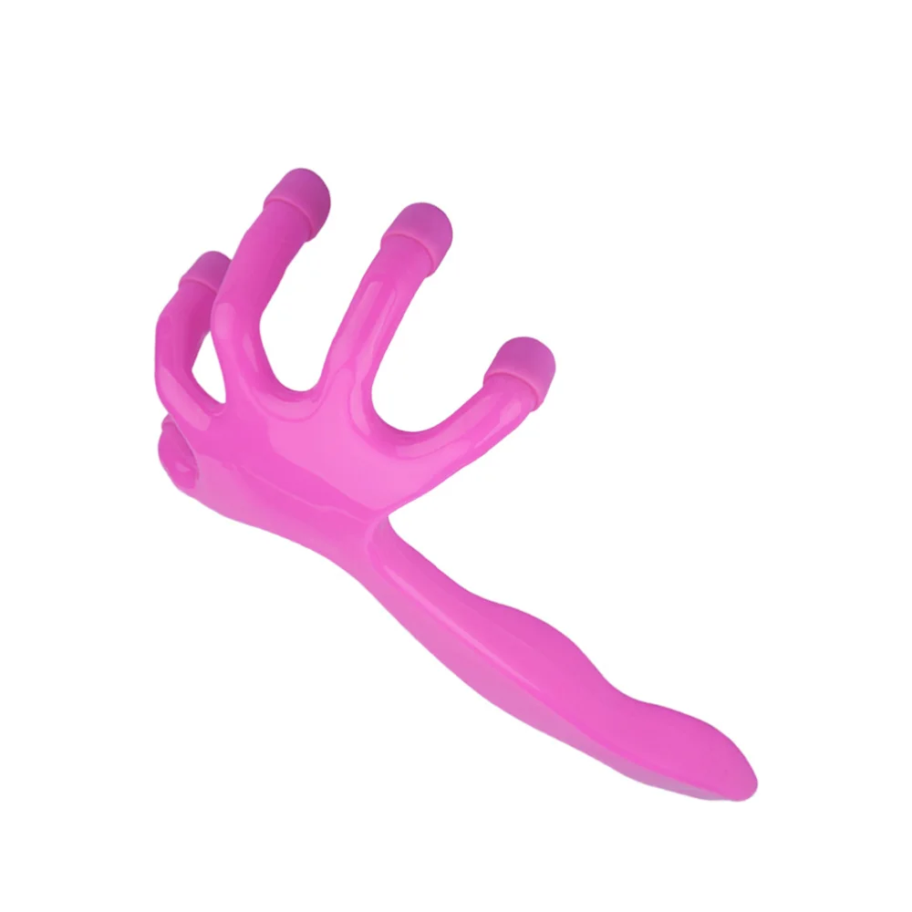 Mini Full-Body Massager Head Massager Back Scratch Tool Five Finger Shape Massager for Home Travel Rosy 
Mini Full-Body Massager Head Massager Back Scratch Tool Five Finger Shape Massager for Home Travel Rosy