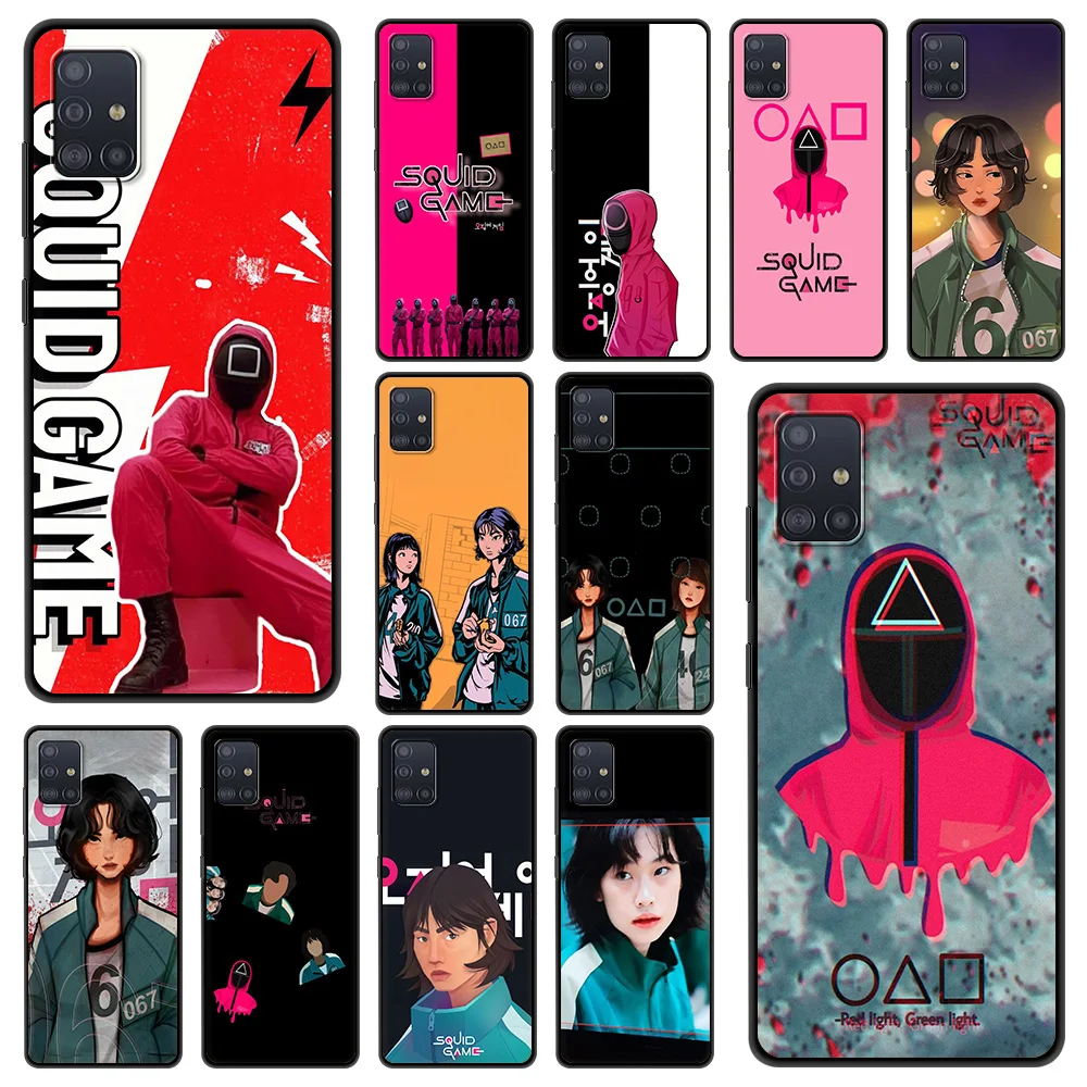 Squid Game Phone Case for Samsung Galaxy A12 A22 A32 A50 A70 A52 A40 A10 A20 A30 Cover Silicone Soft Luxury Shell Coque TPU Bag
Squid Game Phone Case for Samsung Galaxy A12 A22 A32 A50 A70 A52 A40 A10 A20 A30 Cover Silicone Soft Luxury Shell Coque TPU Bag