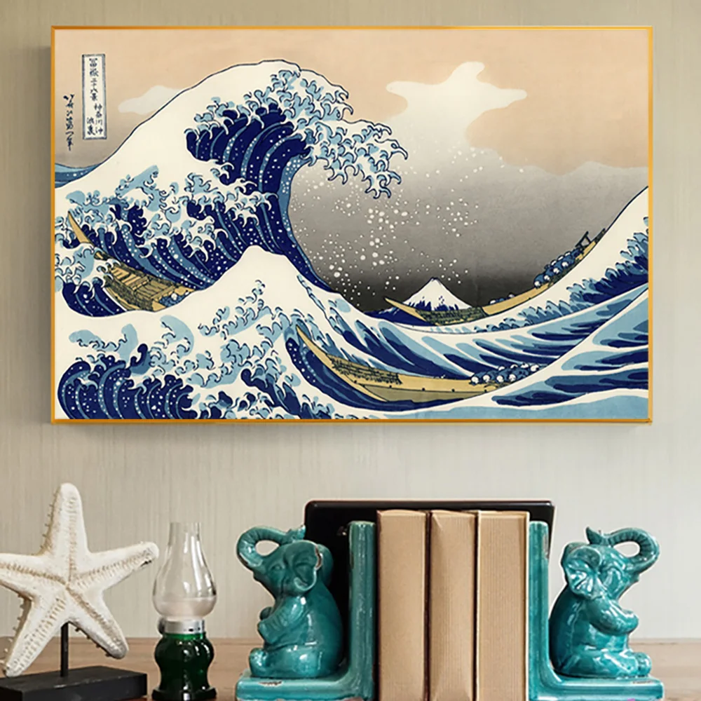 Handmade Great Wave Of Kanagawa Japan Vintage Canvas Art Wall Oil Painting No Frame Home Decor Picture For Living Room
Handmade Great Wave Of Kanagawa Japan Vintage Canvas Art Wall Oil Painting No Frame Home Decor Picture For Living Room