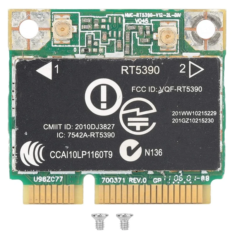 RT5390 Half Mini PCI‑E Interface 802.11B/G/N Wireless Network Card WiFi Adapter Only for HP Computer
RT5390 Half Mini PCI‑E Interface 802.11B/G/N Wireless Network Card WiFi Adapter Only for HP Computer
